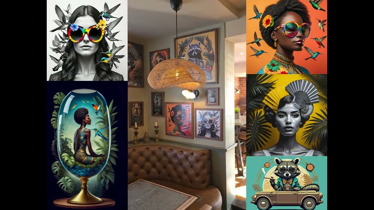 A Vibrant and Fun Art Commission for Novellos Restaurant with our Commercial Printable Art