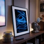 Crystal Ball Water Print in movie room