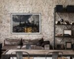 Living in a flooded world wall art