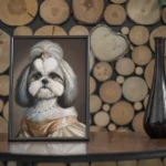 Shih Tzu print by Seeress in small frame