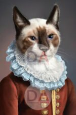 Siamese Cat Renaissance style
