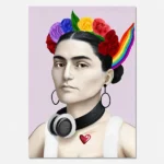 Frida Kahlo gay icon print by Seeress digital download