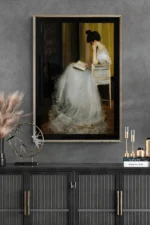 Woman Reading Printable Art