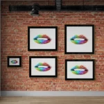 Pride Lips by Seeress printed at various sizes