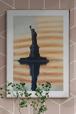 Vintage Statue of Liberty Print