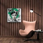 Safari woman printable art