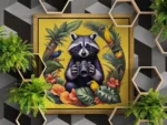 Fun Animal Wall Art - Raccoon Printable(1)