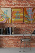 Retro wall art quotes