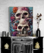 Printable Art Gothic Skull No 11