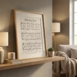 Amazing Grace Art Print on shelf