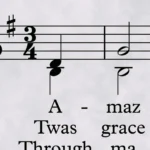 Amazing Grace printable art close up