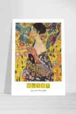 Lady with Fan premium matte print