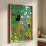 Bauerngarten Cat Printable Art in Kitchen