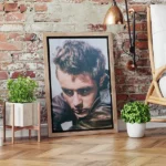 James Dean Digitally Remastered wall art A2 print in frame