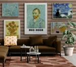 Van Gogh Gallery Wall made from printable art
