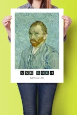 Van Gogh self portrait A2 print