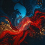 Cosmic Fluid Wall Art Set 1