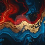 Cosmic Fluid Wall Art Set 1