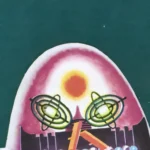 Forbidden planet poster close up of robot