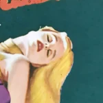 Forbidden planet poster close up of woman