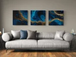 Cosmic Fluid 3 Premium Canvas set
