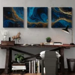 Cosmic Fluid 3 Premium Canvas set