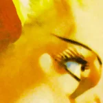 The Bride of Frankenstein art close up