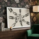 Cheers Art print in room