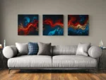 Cosmic Fluid 1 in living room