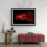 Solar Flare Abstract Art in Large Hallway