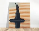 Statue of Liberty Canvas against wall