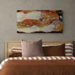 Water Serpents II Art Print in bedroom