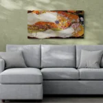 Water Serpents II in living room