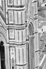 Campanile di Giotto aerial shot close up