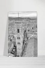 Campanile di Giotto aerial shot matte print