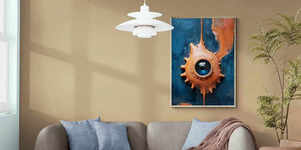 Irresistible abstraction - 17 in modern living room