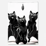 3 Hungry Black Cats digital download