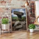 Brimham Rocks Druids Writing Desk framed