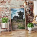 Brimham Rocks - rock formations framed