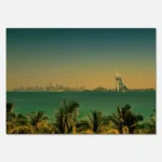 Burj Al Arab Golden Hour Printable Artwork by Seeress