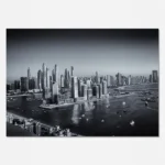 Dubai Marina at Sunset printable artwork