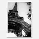 Eiffel Tower from trees printable art