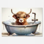 Highland Cow Girl digital download