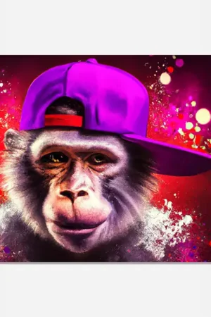 Hip Hop Monkey printable artwork