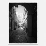 Looking down the streets of Paris shot 2 printable artwork