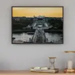 Paris Sunset shot 2 framed