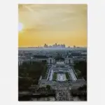 Paris Sunset shot 2 printable artwork