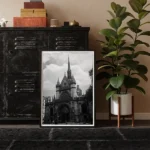 Parisian Church shot 2 framed