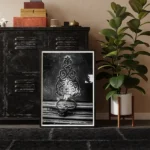 Parisian Door Knocker framed