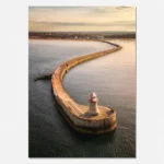 South Pier and Lighthouse South Shields printable artwork